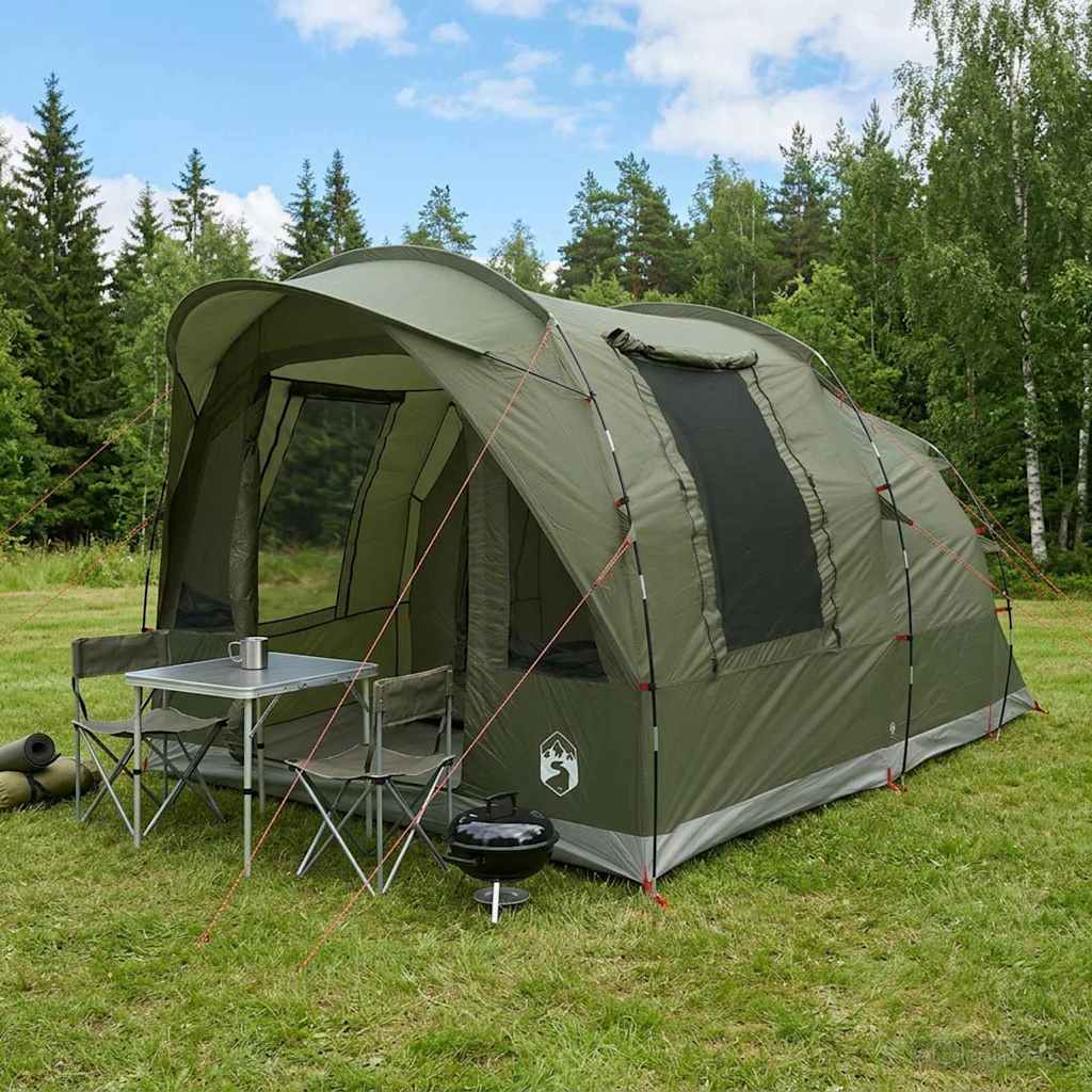vidaXL Family Tent Tunnel Waterproof