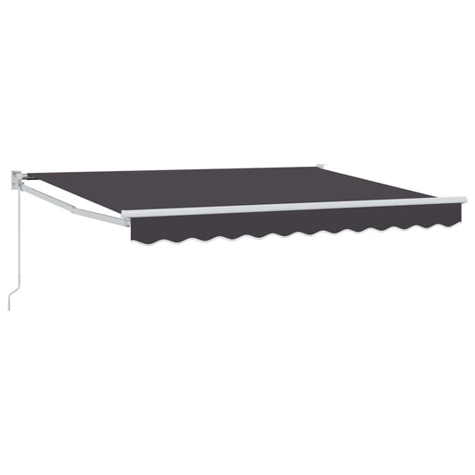 vidaXL Retractable Awning Anthracite 3.5 x 2 m 2