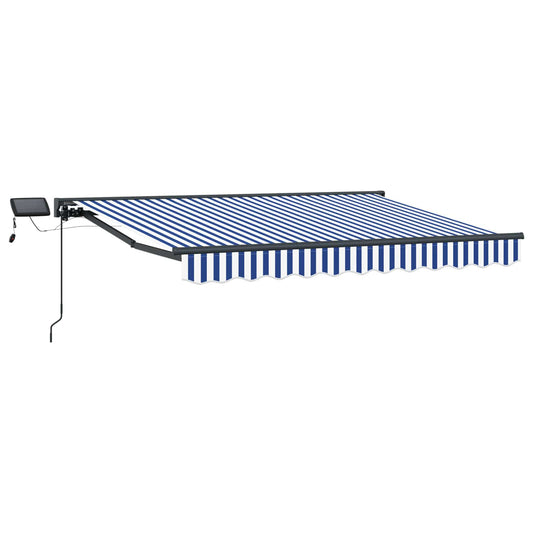 vidaXL Manual Awning Frame with LEDs 2.5 x 2 m 2