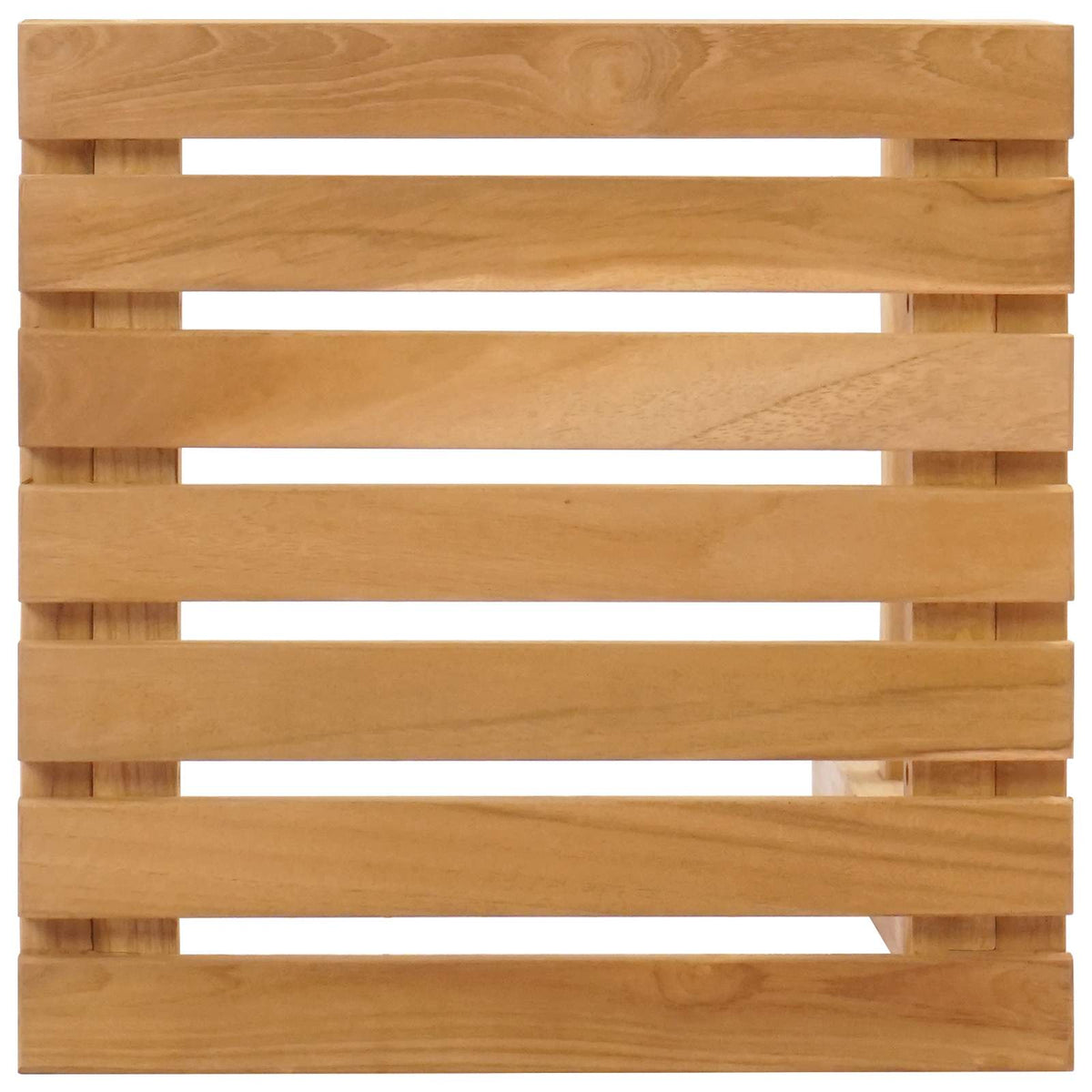 vidaXL Bar Stool 4 pcs Natural Solid Teak Wood 6