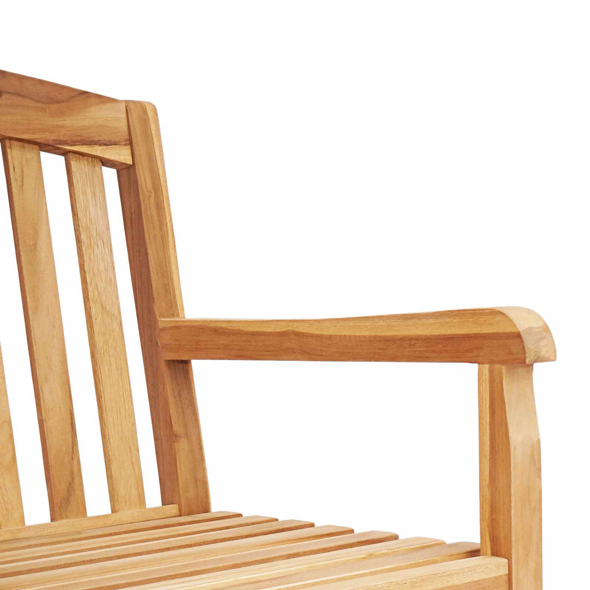 vidaXL Handcarved Rose Bench 180 x 61 x 90 cm Solid Teak Wood Natural 6