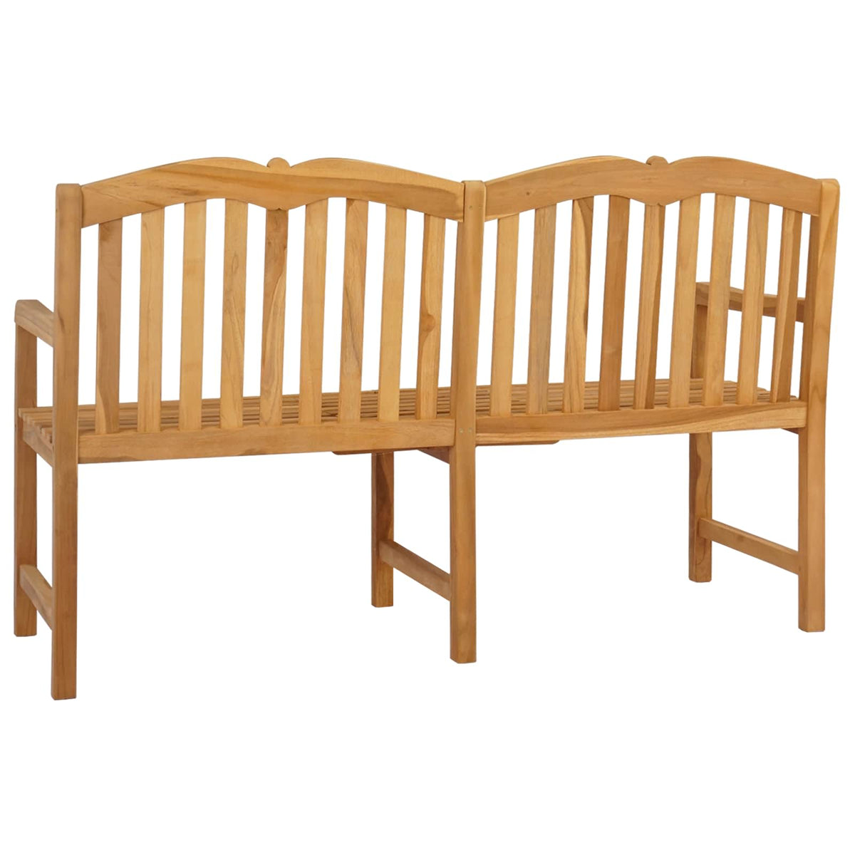 vidaXL Handcarved Shell Bench 155 x 60 x 94 cm Solid Teak Wood Natural 6