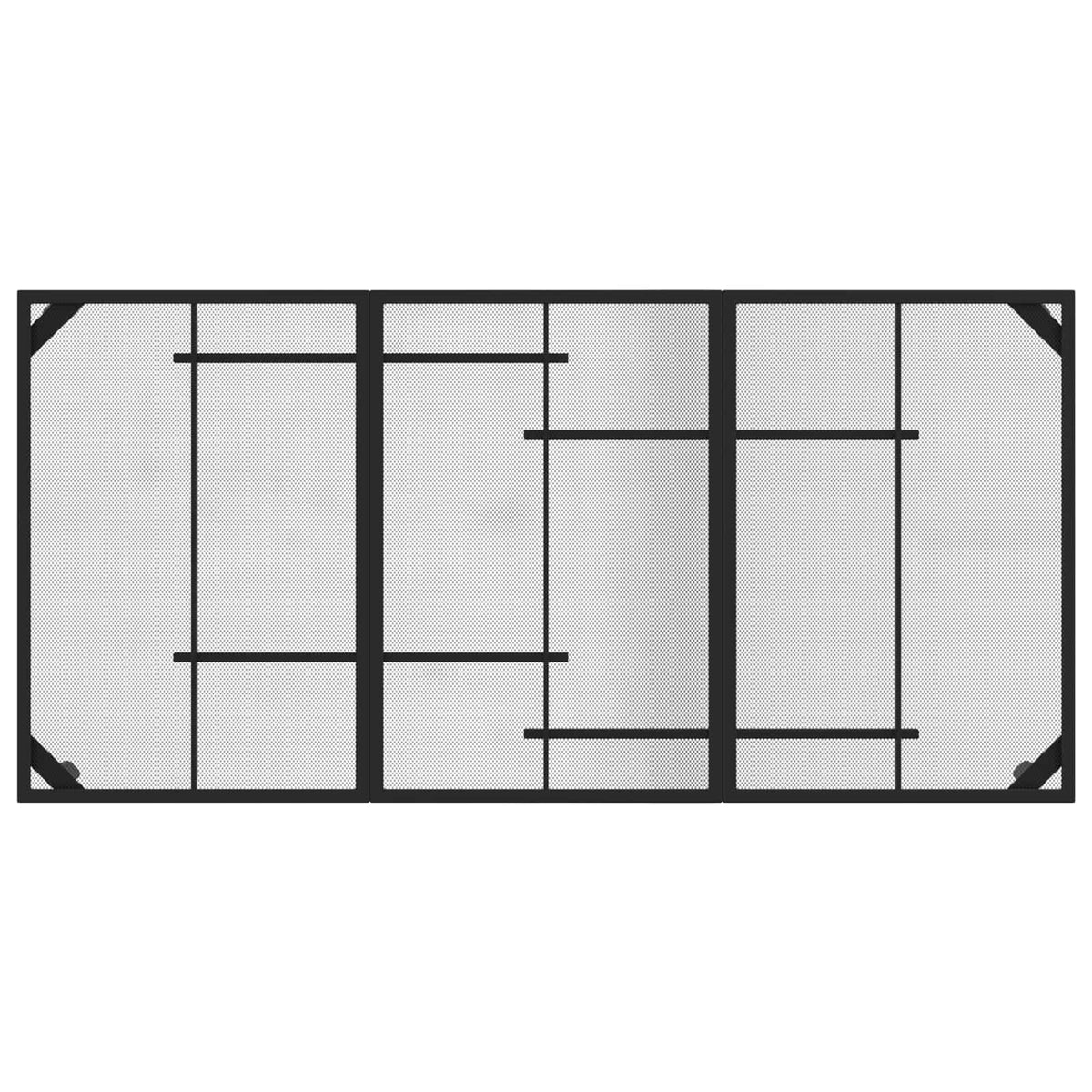 vidaXL Outdoor Furniture Set 7 pcs Anthracite Iron and Steel 6