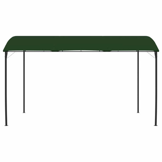 vidaXL Gazebo 4 x 3 x 2.55 m Green Powder-Coated Steel and Fabric 2