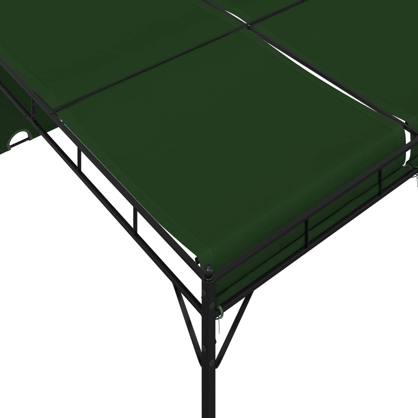 vidaXL Gazebo 4 x 3 x 2.3 m Green Polyester and Steel 6