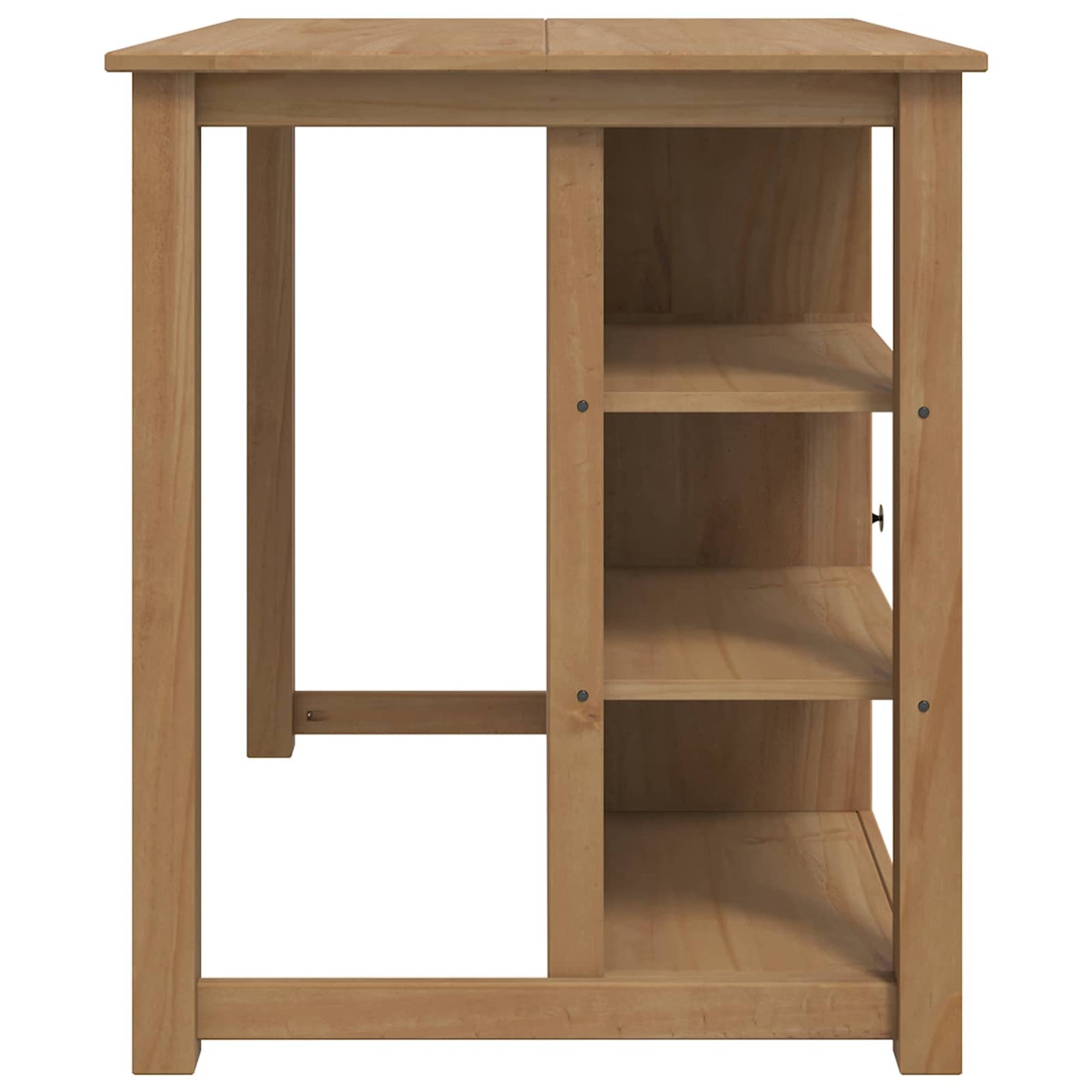 vidaXL Kitchen Island Set 2 pcs PANAMA Honey Wax 112 x 77 x 90 cm 6