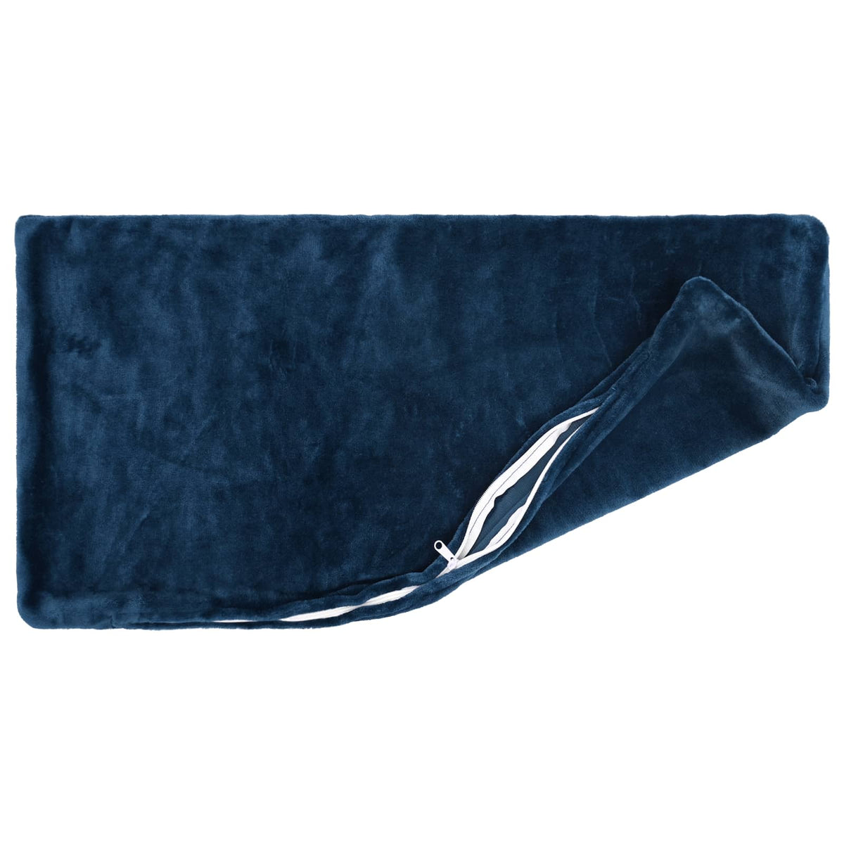 vidaXL Cushion Cover 12 pcs HEERLEN Navy Blue 40 x 80 cm Flannel 4