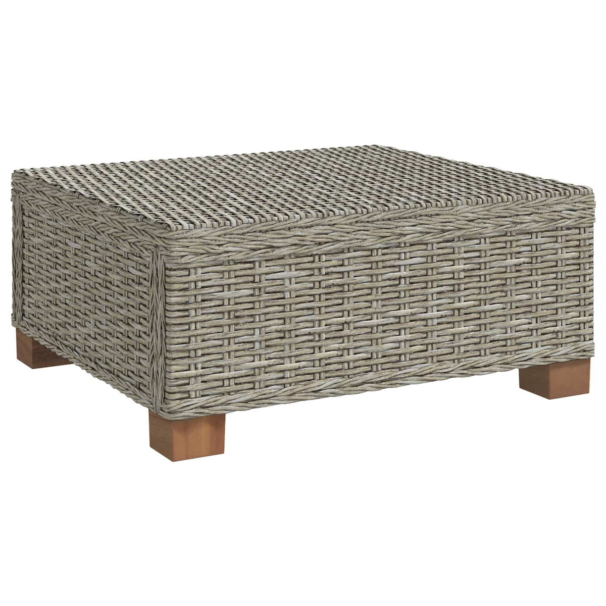 vidaXL 2 pcs Rattan Lounge Set with Cushions GENDT Natural Rattan 6