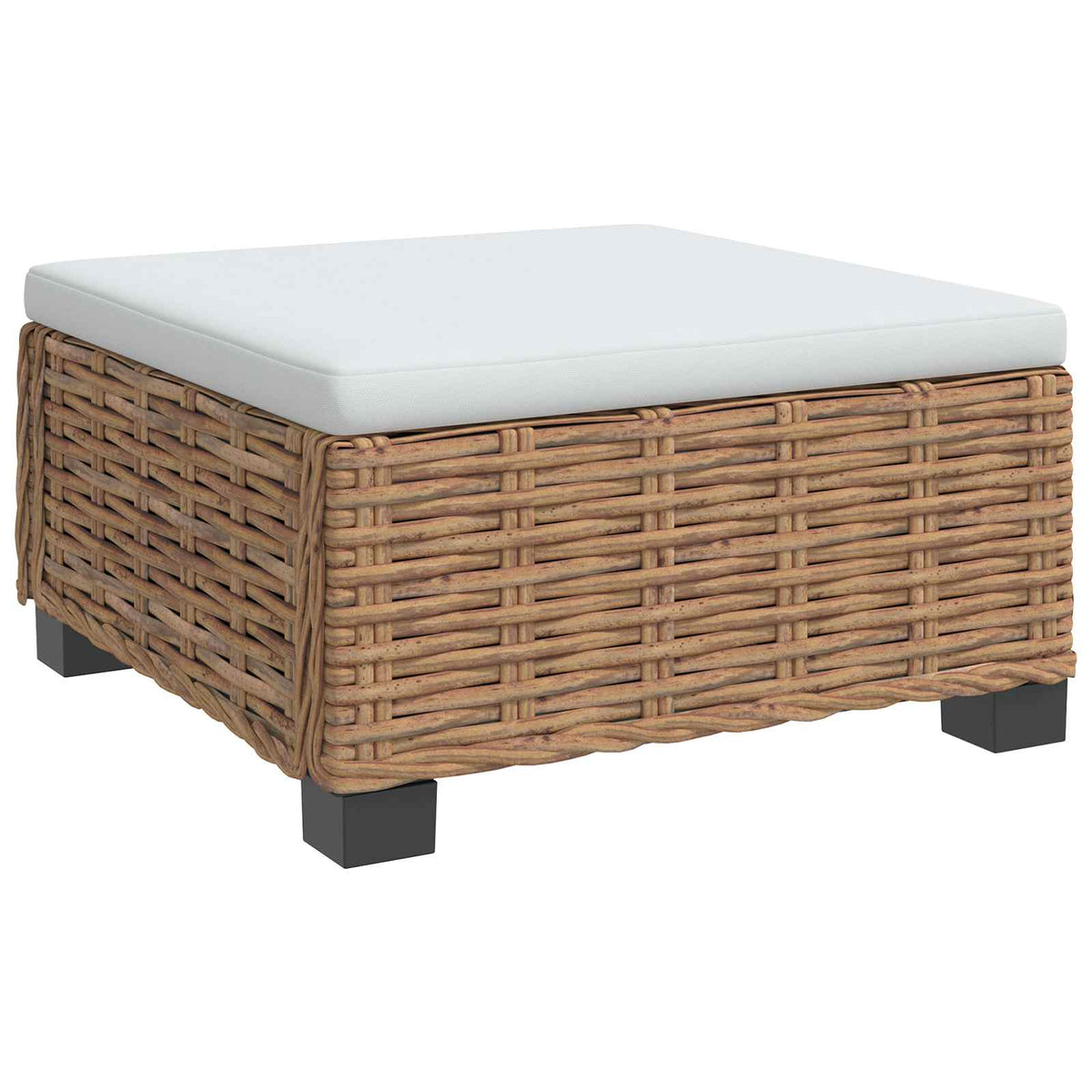 vidaXL 2 pcs Rattan Lounge Set with Cushions GENDT Natural Rattan 6