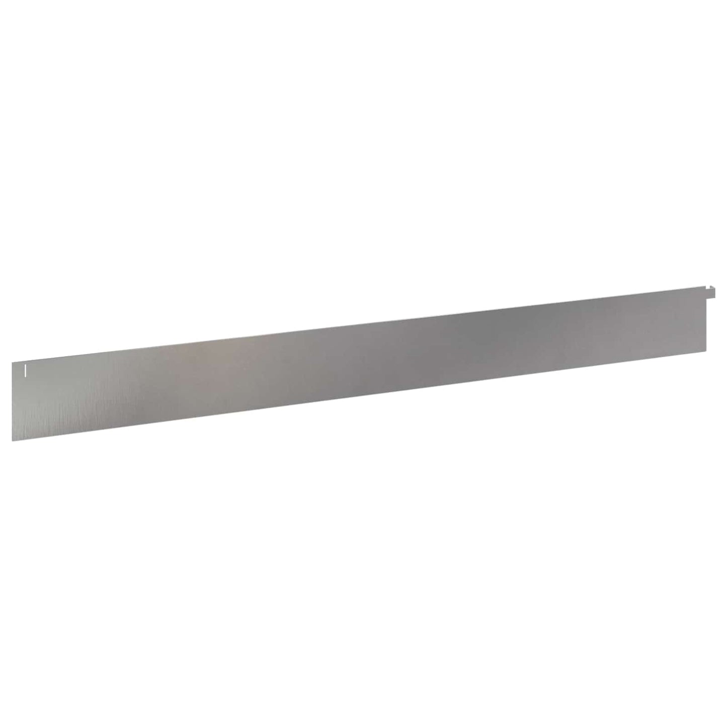 vidaXL Lawn Edging 30 pcs 102 x 10 x 4 cm Steel Silver 6