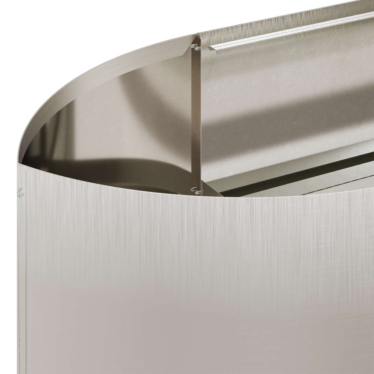 vidaXL Raised Garden Bed Stainless Steel 380 x 40x 40 cm Steel 6