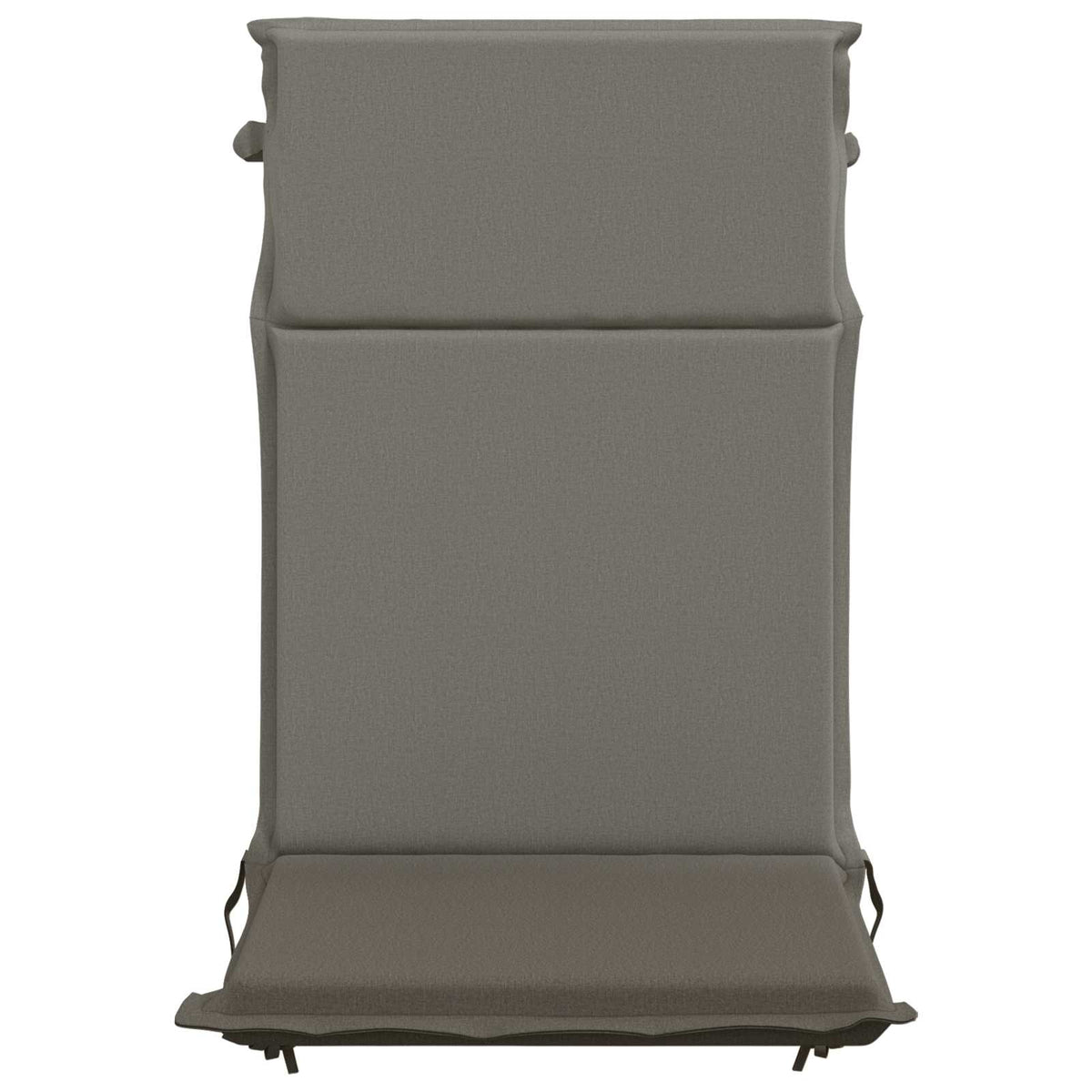 vidaXL High Back Chair Cushion GEMERT 6 pcs 100% Polyester Grey 4