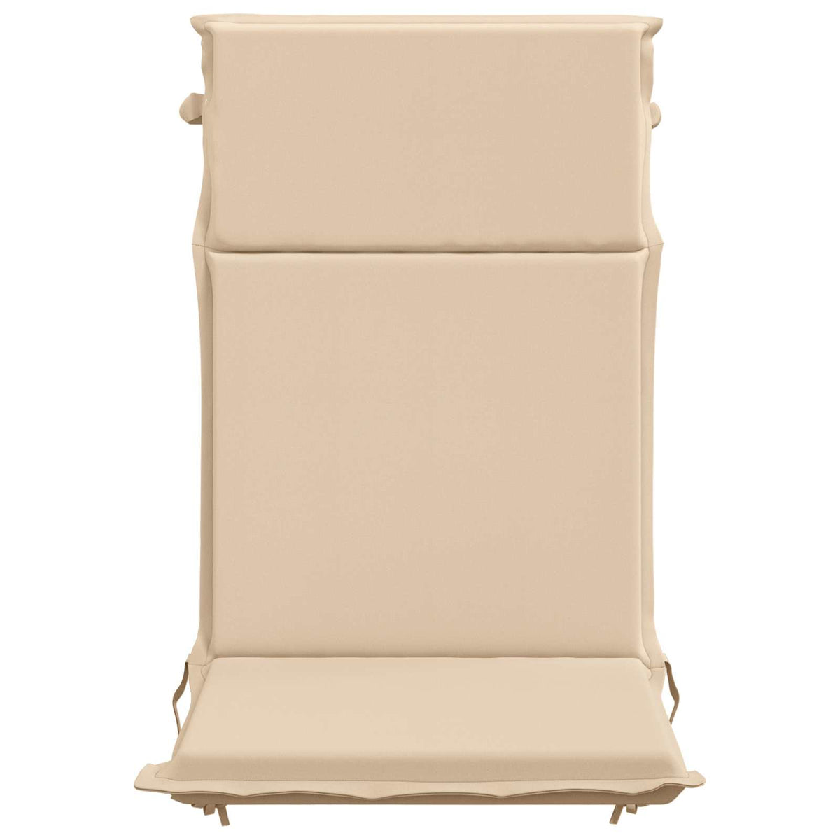 vidaXL High Back Chair Cushion GEMERT 4 pcs 100% Polyester Cream 4