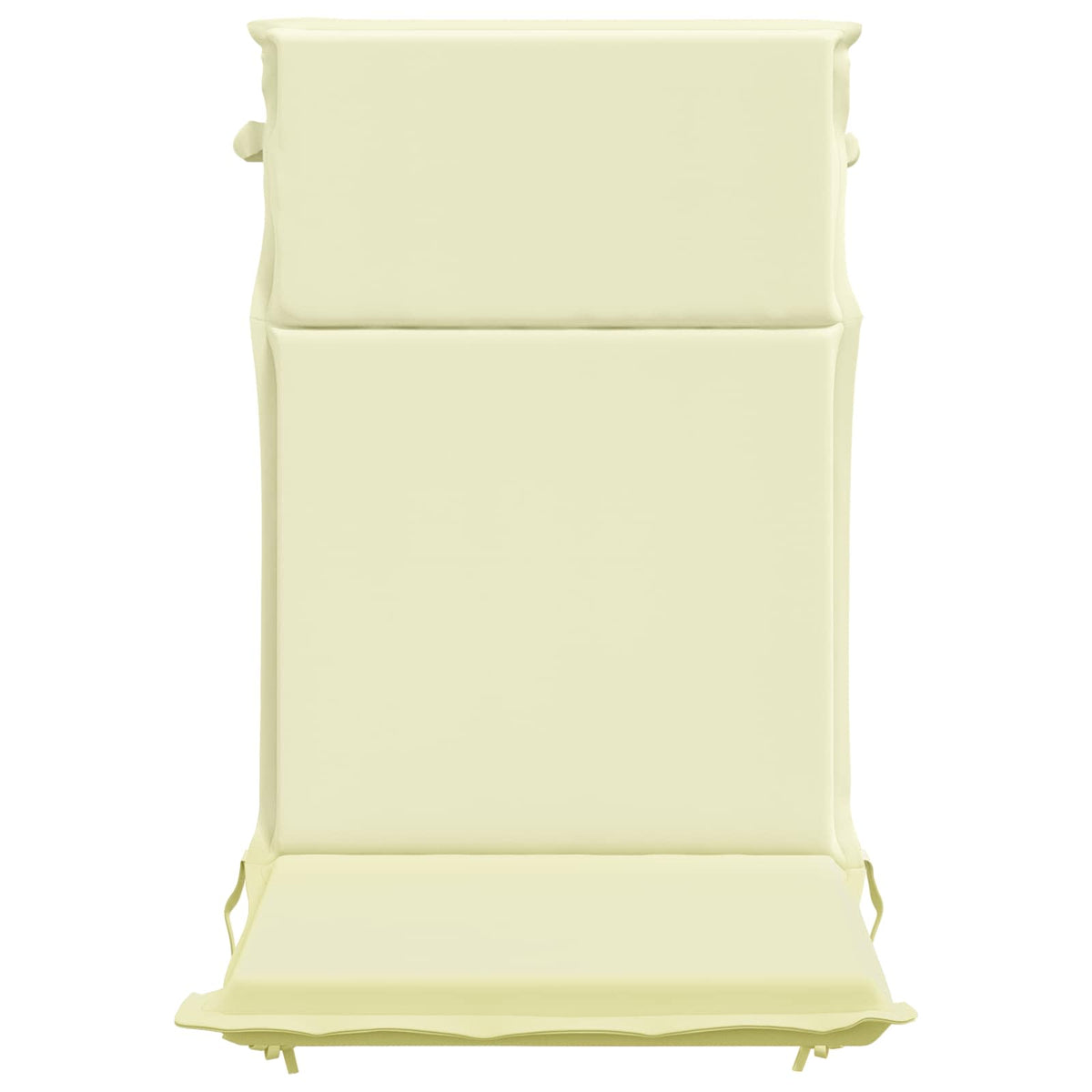 vidaXL High Back Chair Cushion GEMERT 6 pcs 100% Polyester Cream 4