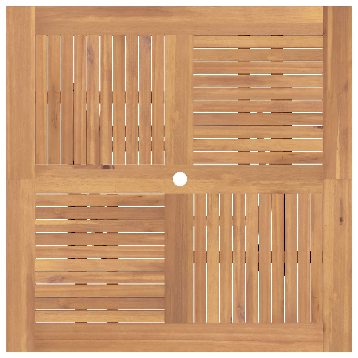vidaXL Garden Bistro Set 3 pcs Natural Solid Teak Wood 6