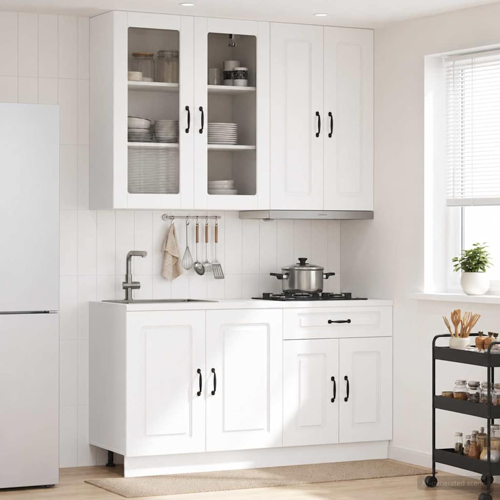 vidaXL Kitchen Unit KALMAR 4 pcs Engineered Wood