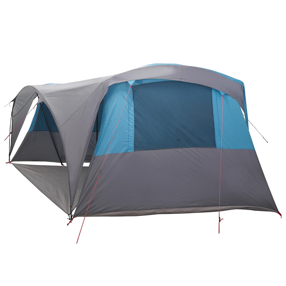 vidaXL Family Tent with Rainfly Water-resistant 6-Person Blue 6