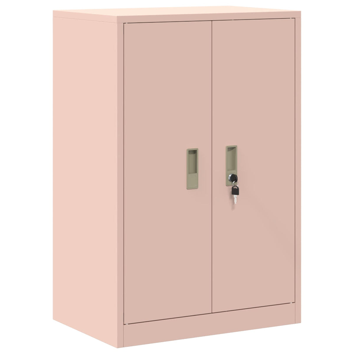 vidaXL Storage Cabinet 2 pcs Pink 60 x 40 x 130 cm Steel Lockable 6
