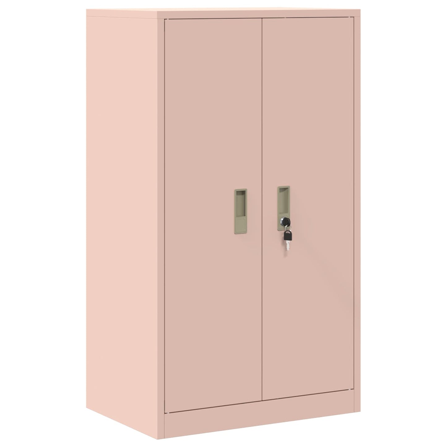 vidaXL Storage Cabinet 2 pcs Pink 60 x 40 x 145 cm Steel Lockable 6