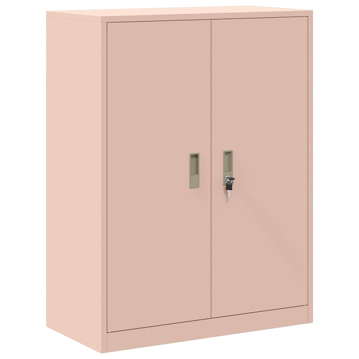 vidaXL Storage Cabinet 2 pcs Pink 80 x 40 x 175 cm Steel Lockable 6