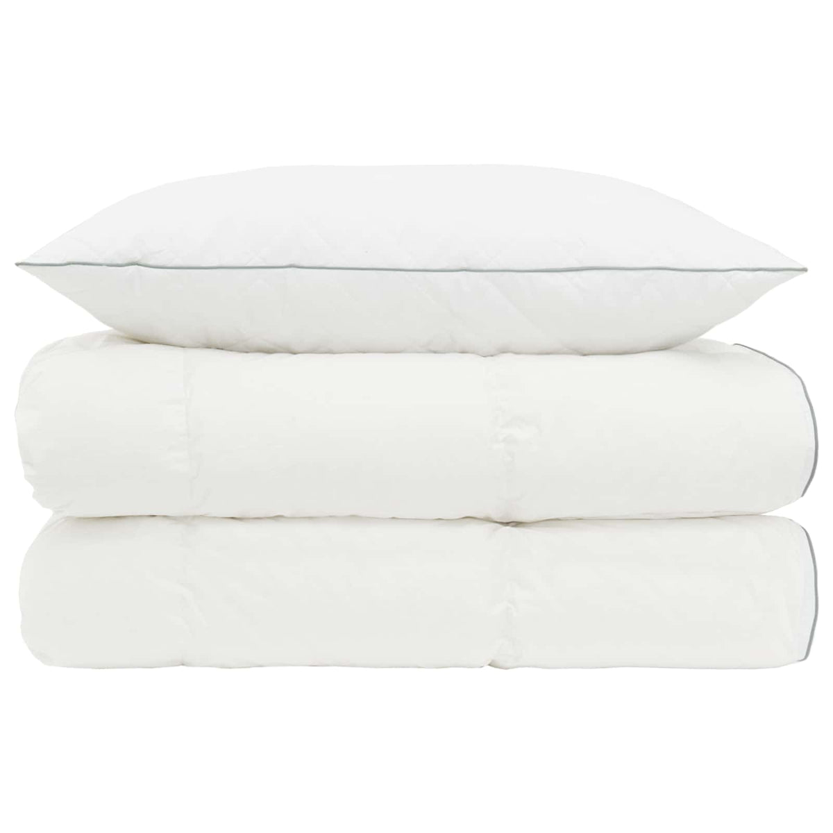 vidaXL 90% Goose Down Duvet Set FULDA 2 pcs 135 x 200 cm All Seasons 6