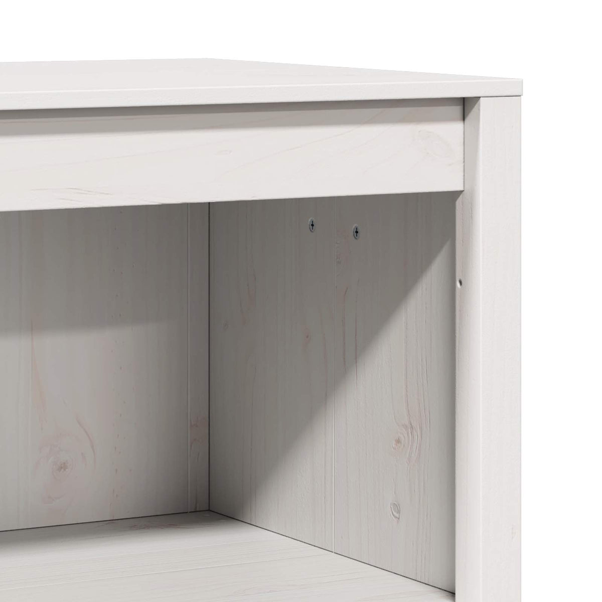 vidaXL Outdoor Kitchen Cabinet MEPPEL 2 pcs White Solid Pine Wood 6