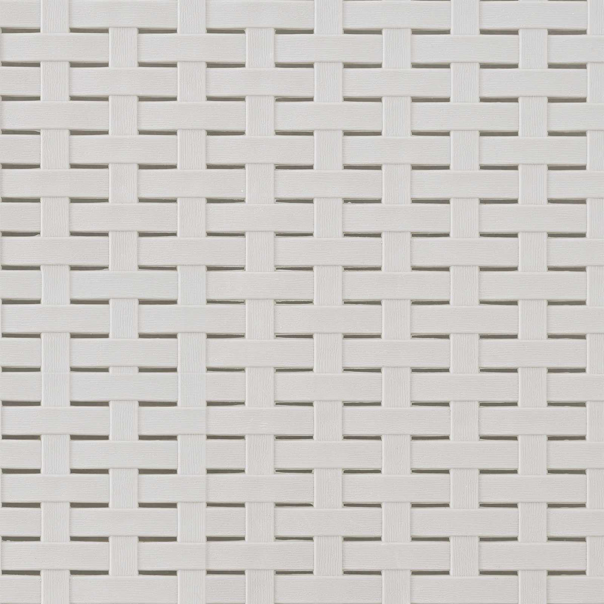 vidaXL 3-Seater Garden Sofa Rattan Look PP White 6