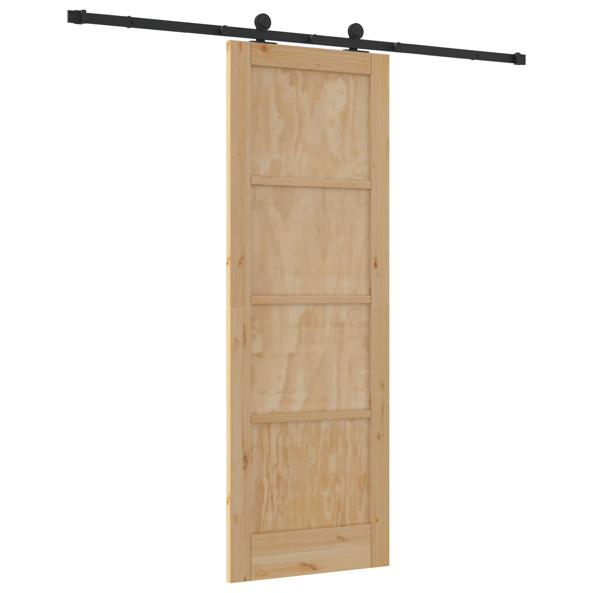 vidaXL Sliding Door ORKDAL 73.5 x 211 cm Solid Pine Wood Natural 6