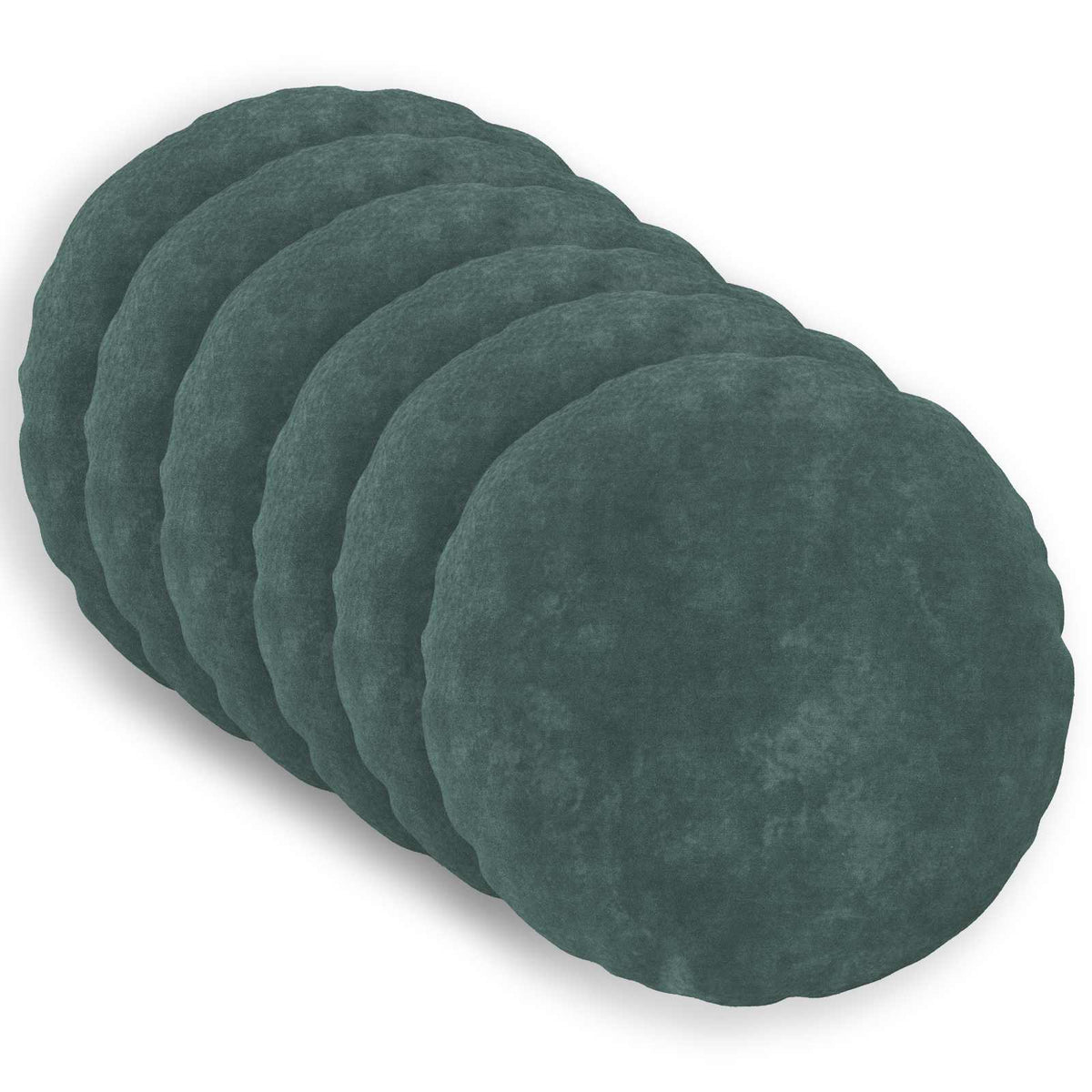 Throw Pillow HEERLEN 6 pcs Sea Blue Ø 60 cm