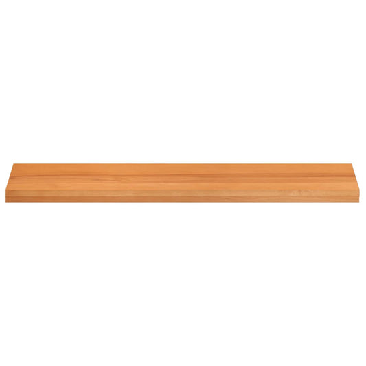 vidaXL Stair Treads 4 pcs 110 x 30 x 2 cm Light Brown Solid Beech Wood 2