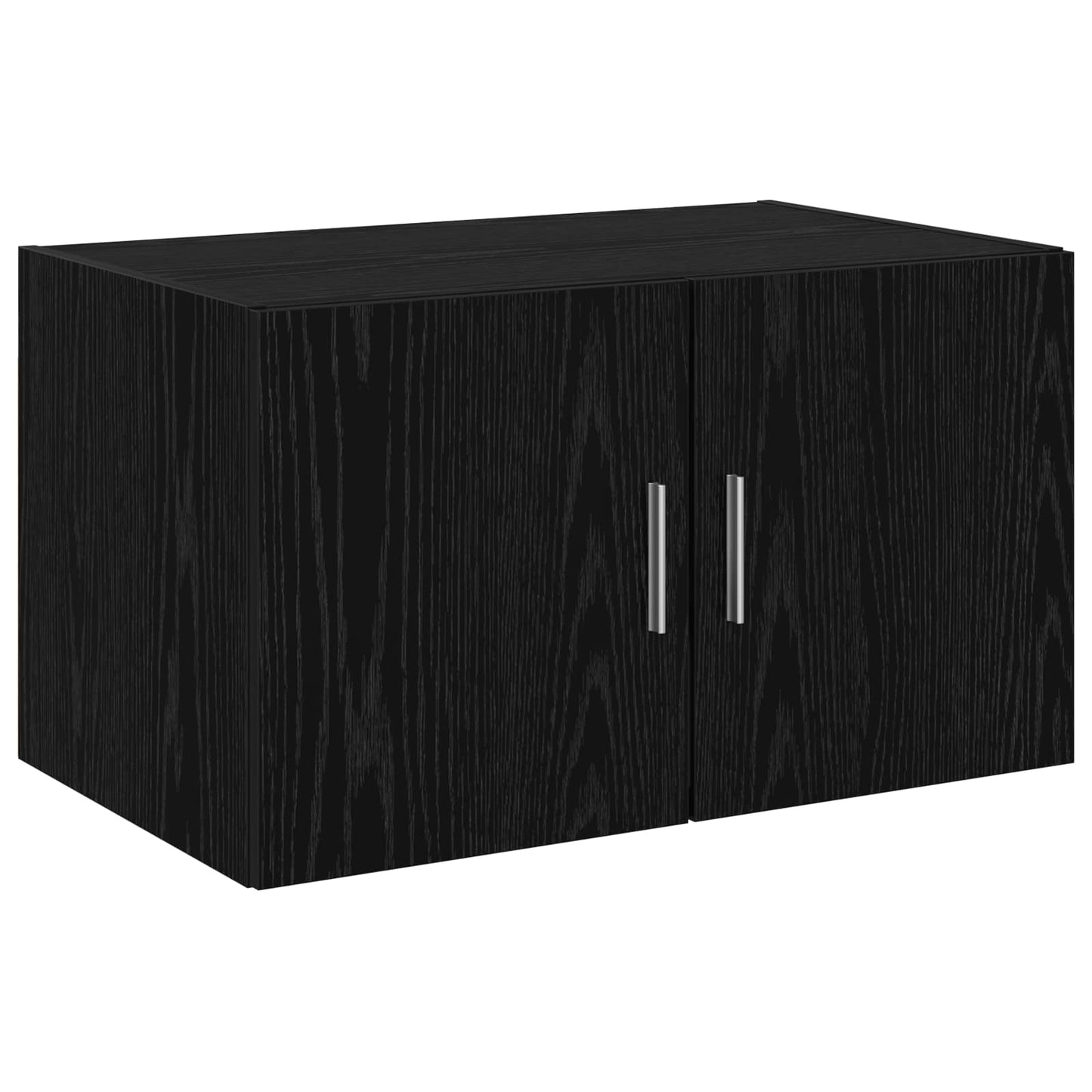 vidaXL Storage Cabinet with Shelves Black Oak 70 x 42.5 x 225 cm 6