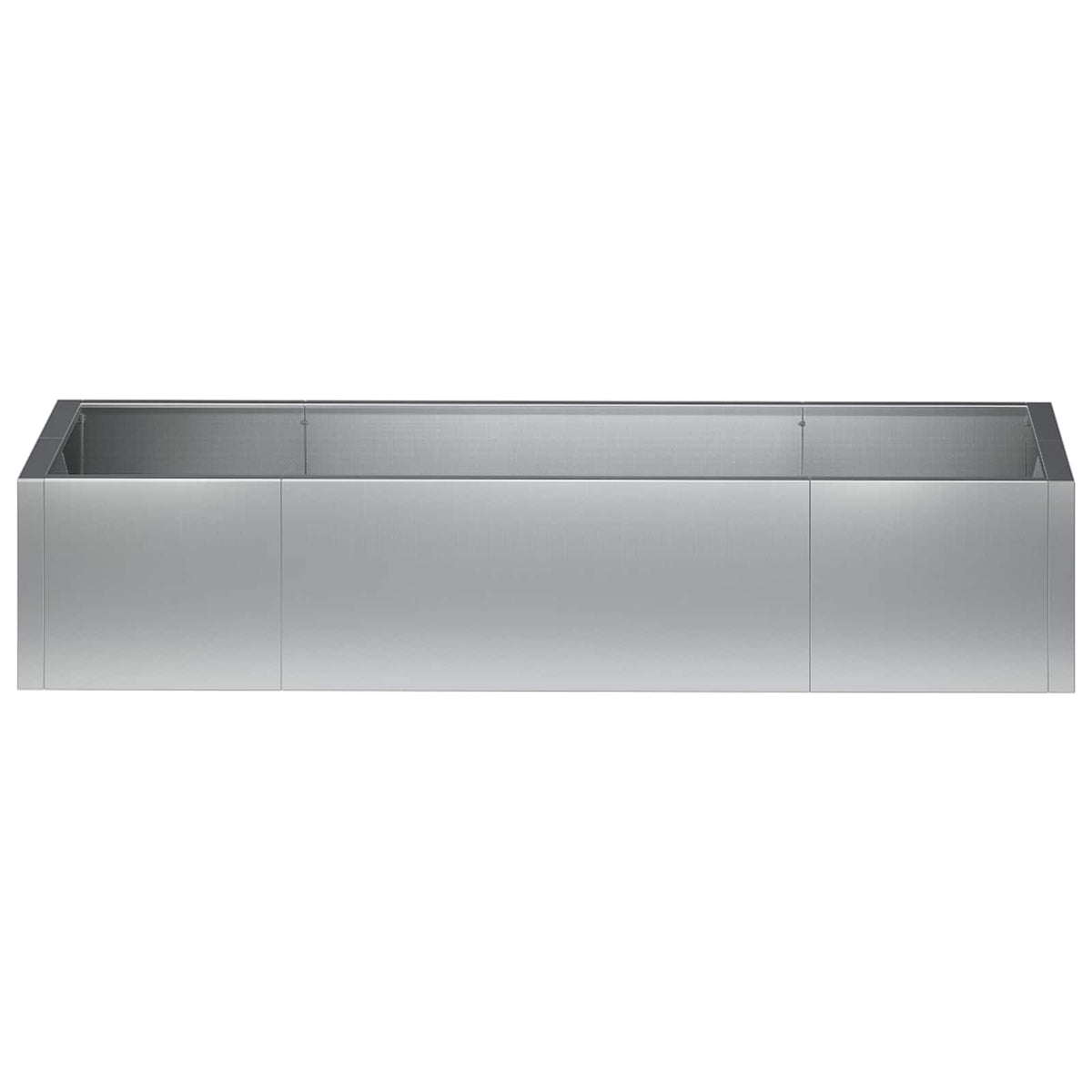 vidaXL Retaining Wall 6 pcs 200 x 100 x 40 cm Galvanised Steel Silver 6