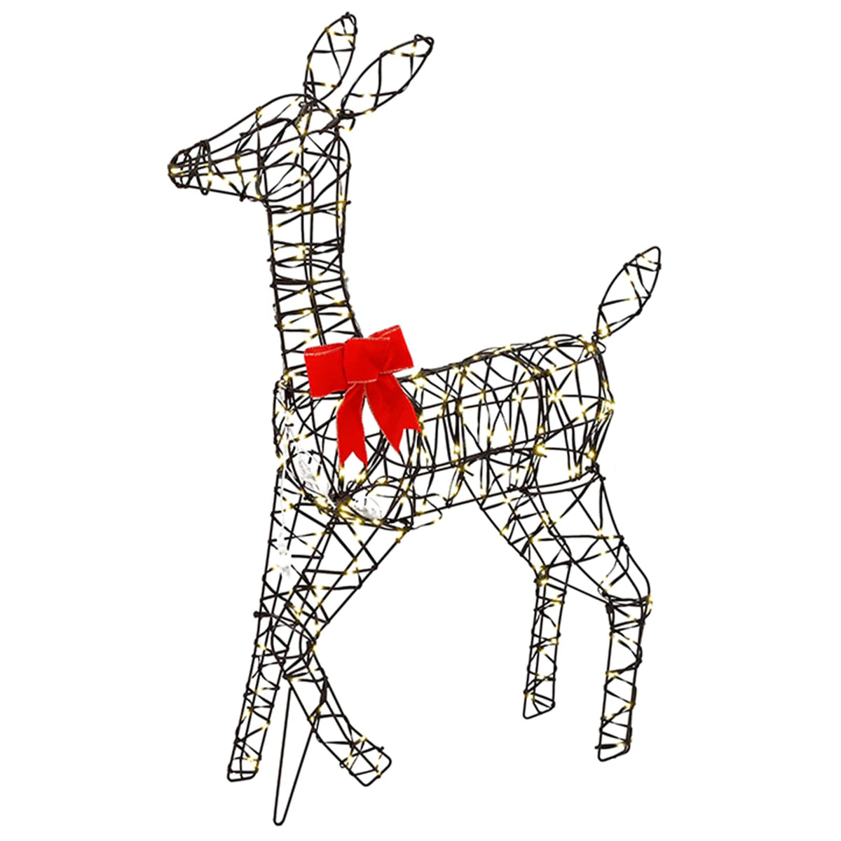 vidaXL Christmas LED Reindeer Family 700 LEDs Warm White 6