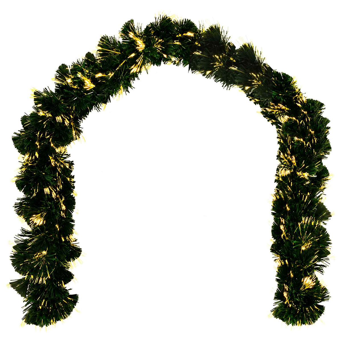 vidaXL Christmas Garland 48 LEDs Warm White PVC 4