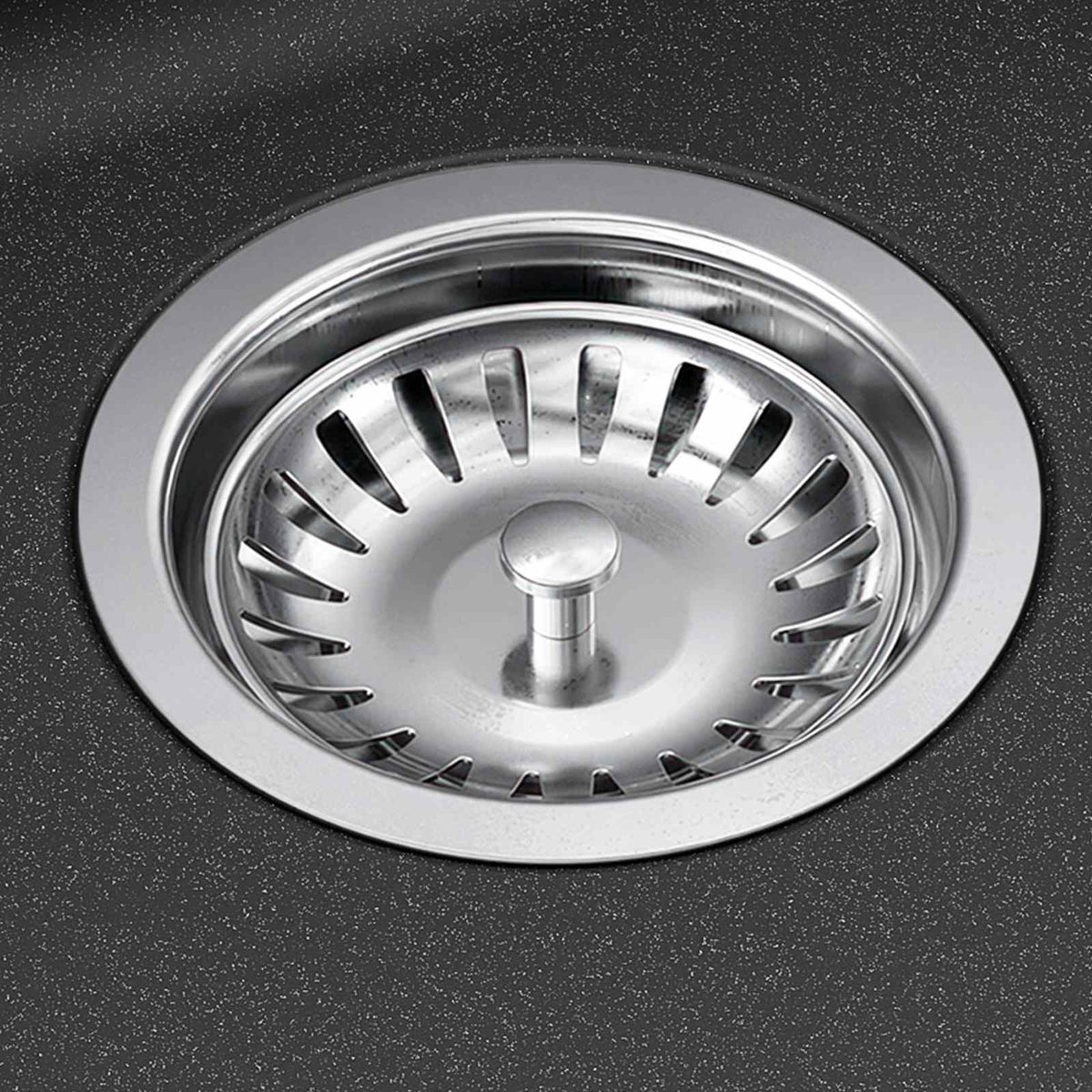 vidaXL Kitchen Sink Double Basin Granite 96 x 50 x 31 cm Graphite 6