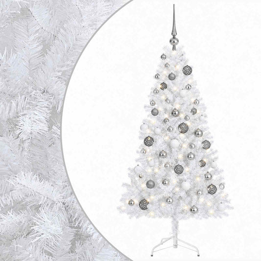 vidaXL Artificial Christmas Tree with Bauble 210 cm 300 LEDs 2