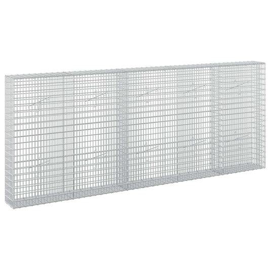 vidaXL Gabion with 3.5 mm Wire and 5x2.5 cm Mesh 250x20x100 cm 2