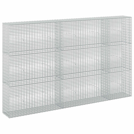vidaXL Gabion with 3.5 mm Wire and 5x2.5 cm Mesh 250x30x150 cm 2