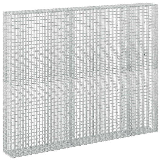 vidaXL Gabion with 3.5 mm Wire and 5x2.5 cm Mesh 250x30x200 cm 2