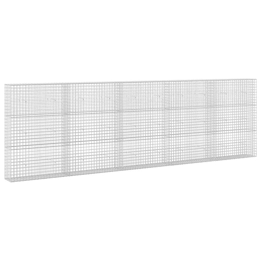 vidaXL Gabion with 3.5 mm Wire and 5x5 cm Mesh 500x30x150 cm 2