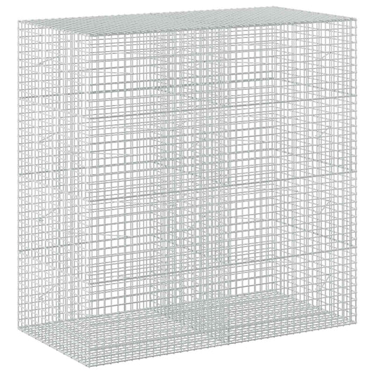 vidaXL Gabion with 3.5 mm Wire and 5x5 cm Mesh 200x100x200 cm 2