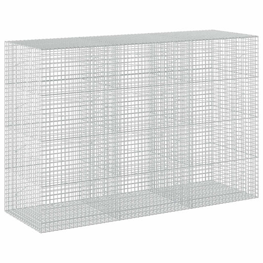 vidaXL Gabion with 3.5 mm Wire and 5x5 cm Mesh 300x100x200 cm 2