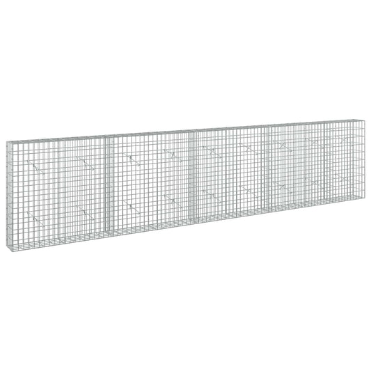 vidaXL Gabion with 3.5 mm Wire and 5x10 cm Mesh 450x20x100 cm 2