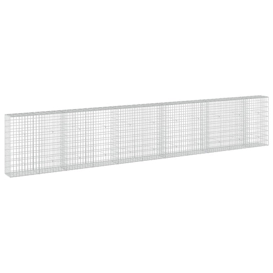 vidaXL Gabion with 3.5 mm Wire and 5x10 cm Mesh 550x30x100 cm 2
