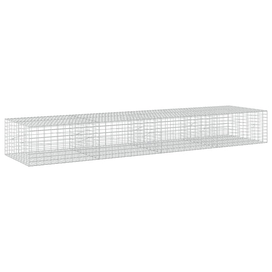 vidaXL Gabion with 3.5 mm Wire and 5x10 cm Mesh 400x100x50 cm 2