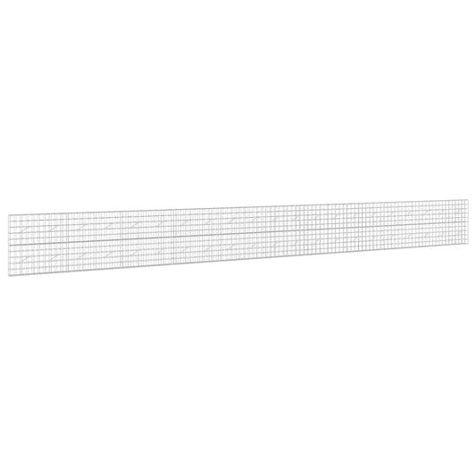 vidaXL Gabion with 3.5 mm Wire and 10x10 cm Mesh 1050x10x100 cm 2