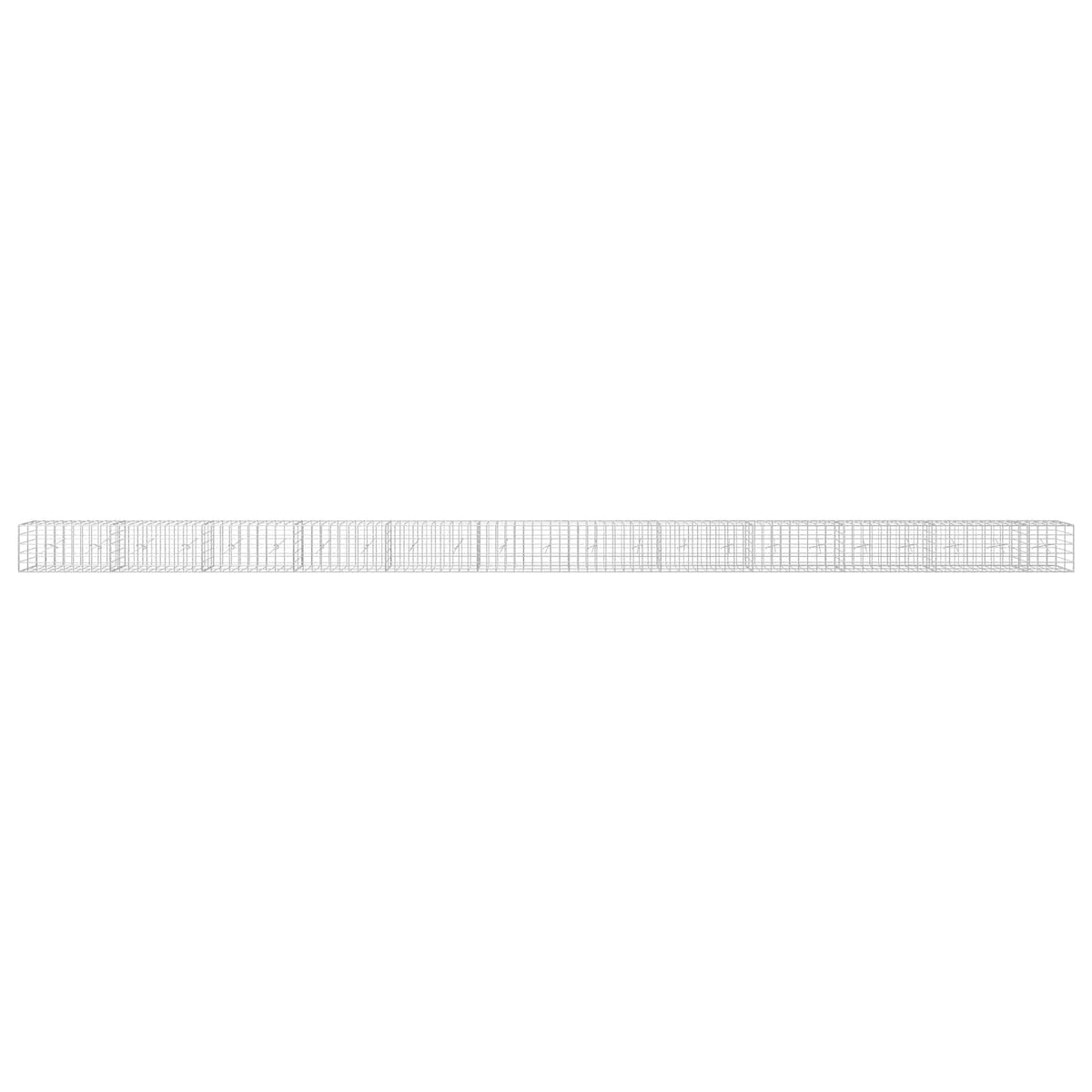 Gabion with 3.5 mm Wire and 10x10 cm Mesh 1050x20x50 cm Height 50 cm Thickness 20 cm 1050–1200 cm 1150 cm