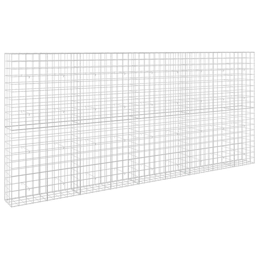 vidaXL Gabion with 3.5 mm Wire and 10x10 cm Mesh 450x30x200 cm 2