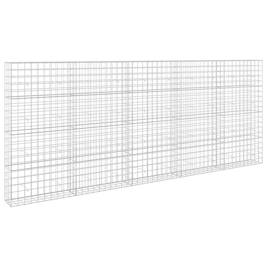 vidaXL Gabion with 3.5 mm Wire and 10x10 cm Mesh 500x30x200 cm 2