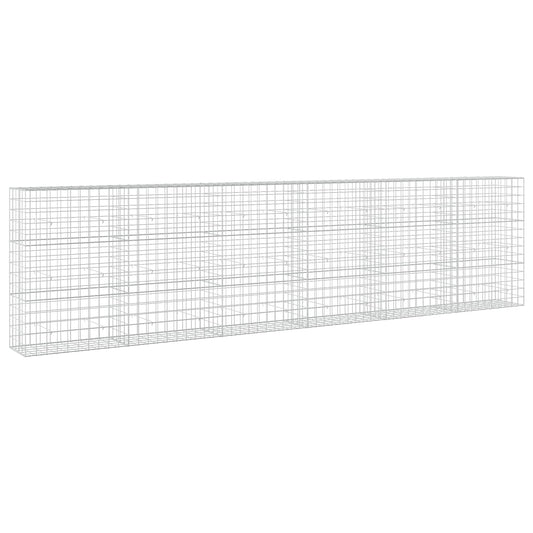 vidaXL Gabion with 3.5 mm Wire and 10x10 cm Mesh 600x50x150 cm 2